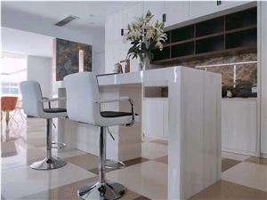 Greece Athens White Jade Onyx Polished Custom Countertops